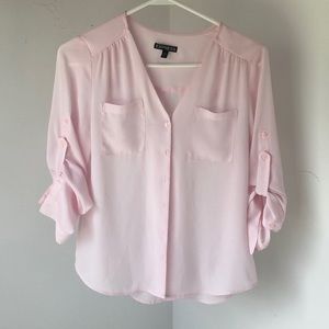 Express original fit pink portofino button down